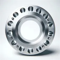 Smidd flens i rustfritt stål